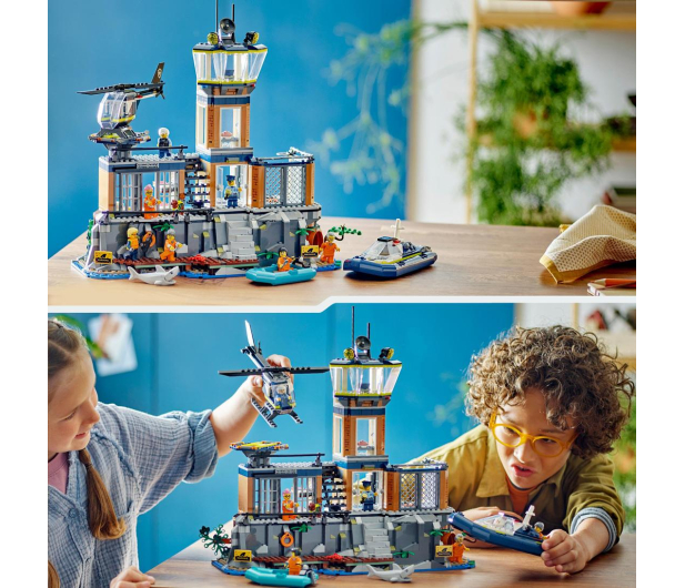 LEGO City 60419 Policja z Więziennej Wyspy - 1203602 - zdjęcie 6